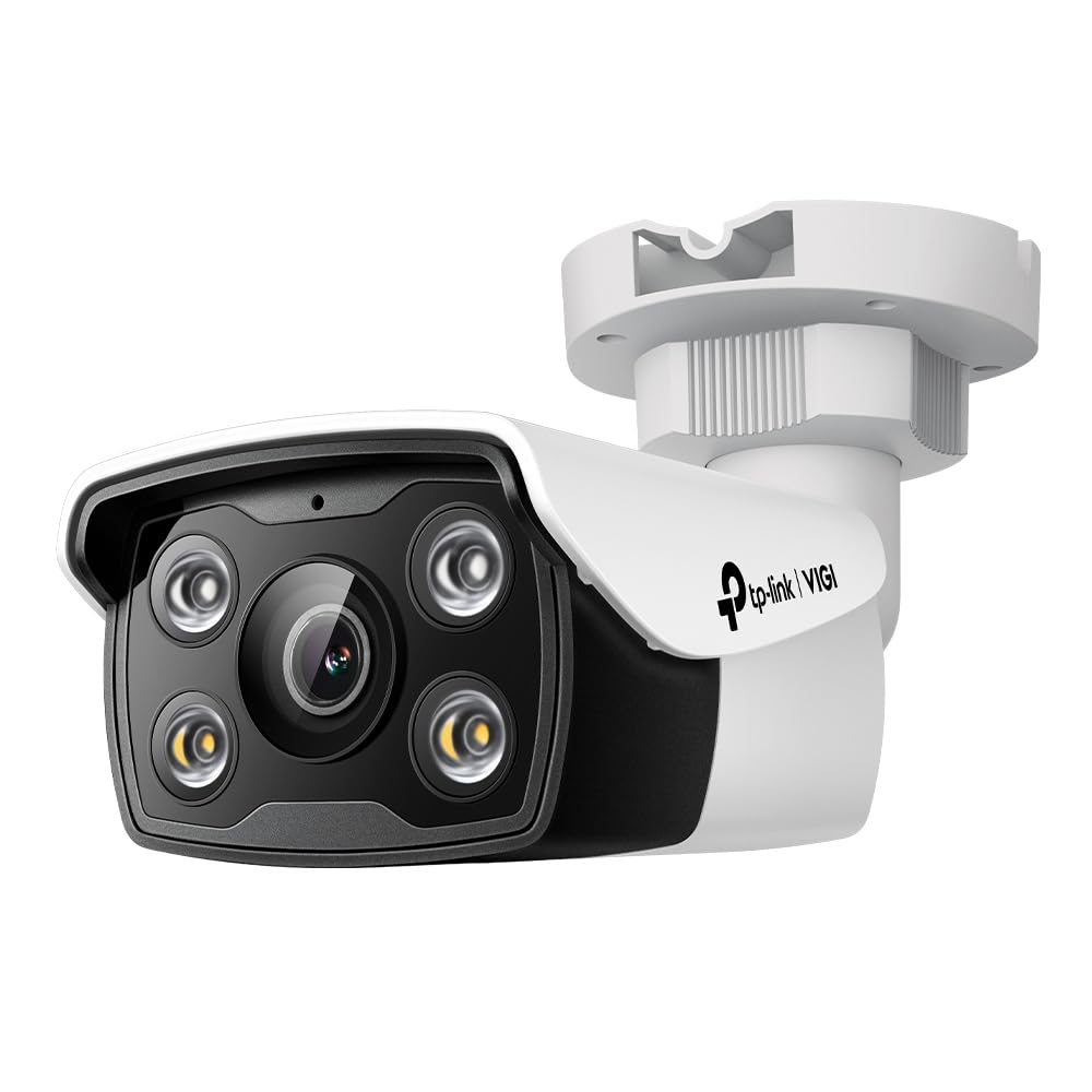 TP-Link VIGI C350 4mm Lens Smart Outdoor Security Bullet Network Camera | 5MP HD Full-Color