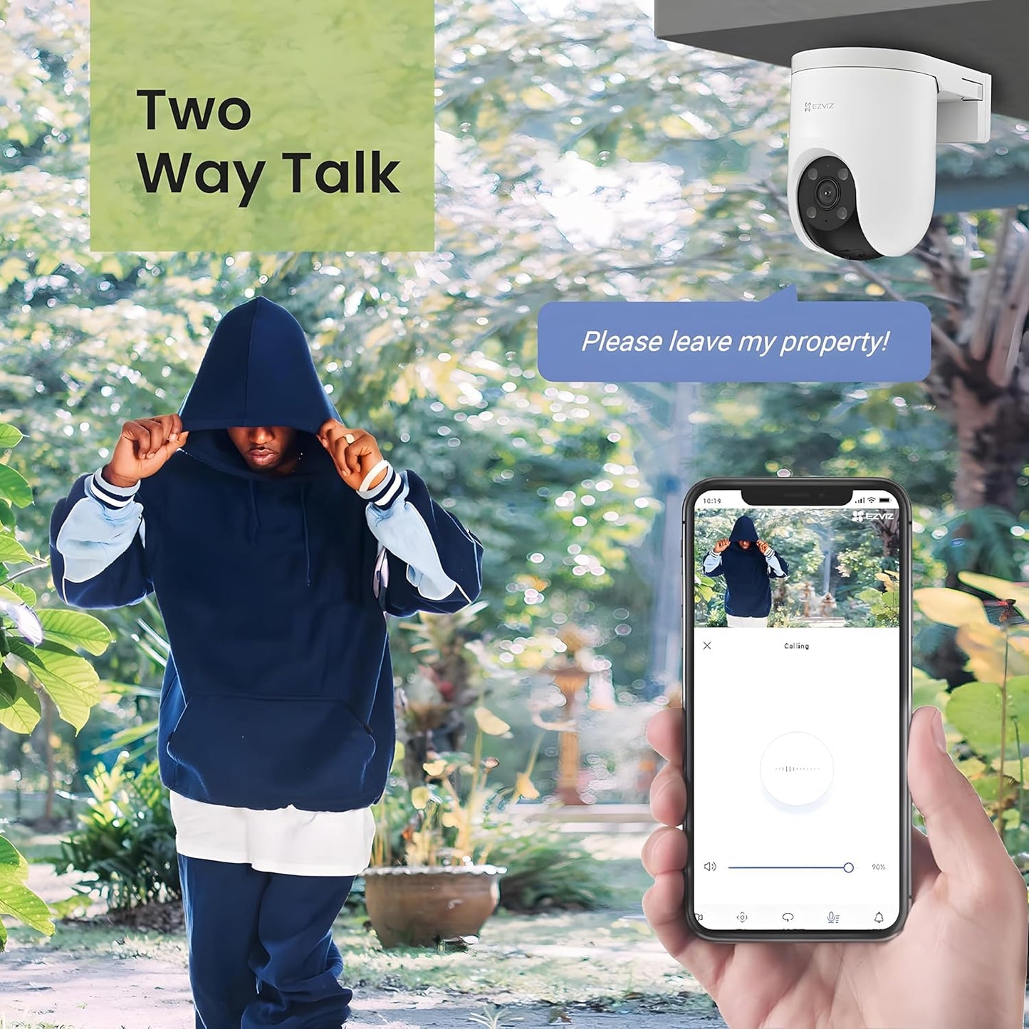 EZVIZ H8C 2304*1296 (3MP) 4G Wireless Camera, 2K Resolution,