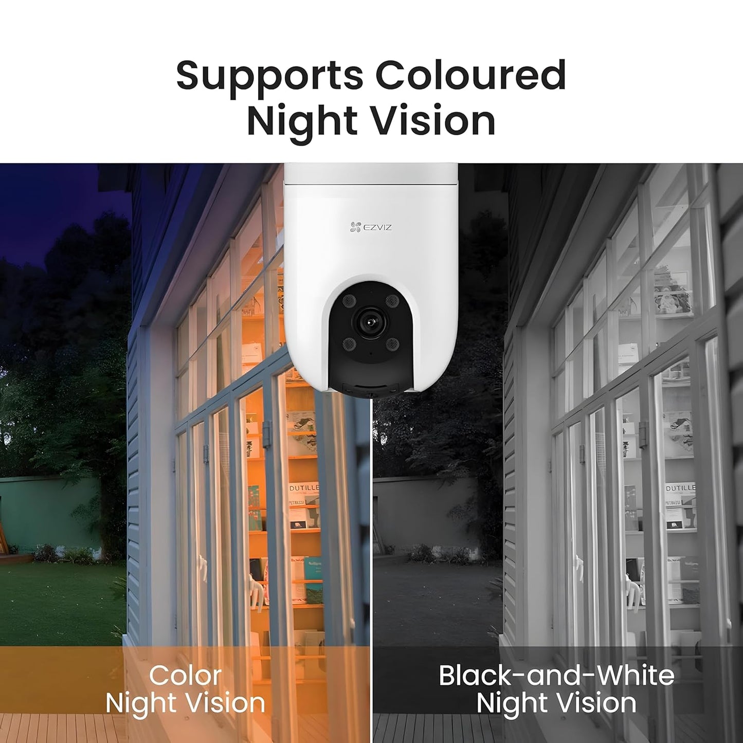 EZVIZ H8C 2304*1296 (3MP) 4G Wireless Camera, 2K Resolution,