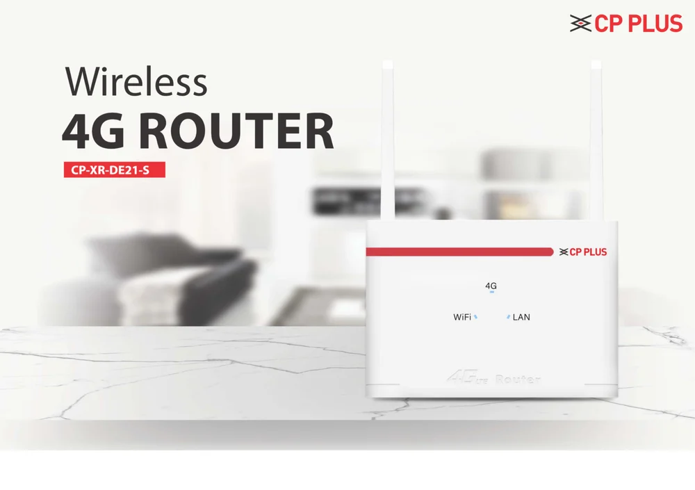 CP PLUS CP-XR-DE21-S-V2 WiFi- Connect with DVR/NVR/WiFi Camera 4G Router 2.4 GHz 150 Mbps