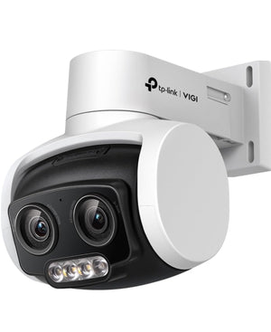TP-Link VIGI C540V 4MP Outdoor Full-Color Dual-Lens Varifocal Pan Tilt Network Camera | Super-High Definition|3× Zoom